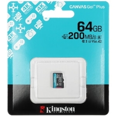 Флеш карта microSDXC 64Gb Kingston SDCG4/64Gb Canvas Go! Plus + adapter