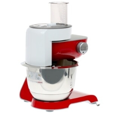Кухонный комбайн Bosch MUM58720 1000Вт красный/серебристый