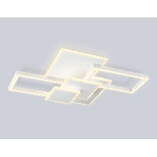 Потолочный светодиодный светильник Ambrella light FA1031/5 WH белый 95W 3000K-6400K 705*500*95 (ПДУ ИК)