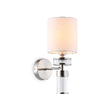 Настенный светильник Ambrella light LH71295 SN/WH никель/белый E14 max 40W 210*130*340