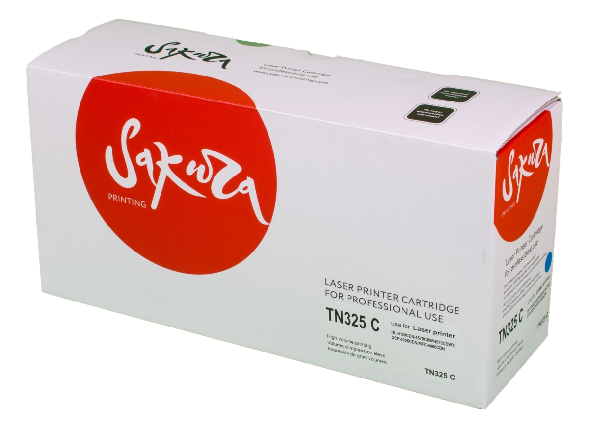 Картридж лазерный Sakura TN325C для Brother HL-4140CN, HL-4150CDN, HL-4570CDW, HL-4570CDWT, DCP-9055CDN, DCP-9270CDN, MFC-9460CDN, MFC-9465CDN, MFC-9970CDW, синий, 3500 к.