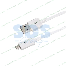 Кабель Rexant microUSB длинный штекер 1 м белый