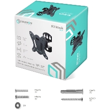 Кронштейн ONKRON Кронштейн ONKRON 17-27'' макс 100*100 мм, наклон -+ 8º, поворот: 45°, от стены 85 мм, макс вес 25кг, черный