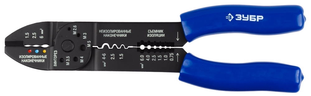 Стриппер многофункциональный, 0.75 - 6 мм2, Зубр Профессионал МT-30