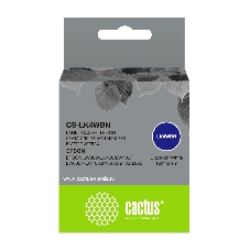 Картридж ленточный Cactus CS-LK4WBN черный шрифт, белый фон (12 мм, 9 м) для Epson LW300/LW400/LW700/LW600P/LW1000P/K400/Z700/Z900