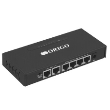 Коммутатор неуправляемый PoE ORIGO OS1206P/60W/A1A 4x100Base-TX PoE+, 2x100Base-TX, PoE-бюджет 60 Вт, корпус металл