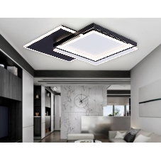 Светильник Ambrella light FA7723 WH/BK белый/черный 3000K-6400K 82W 500*500*70 (ПДУ РАДИО 2.4G)
