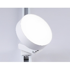 Трековый однофазный светодиодный светильник Ambrella light GL6837 WH белый LED 15W 4200K D115*80