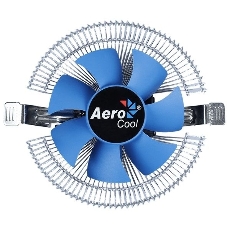 Кулер для процессора AeroCool/Formula Verkho I серебристый, 80 мм, алюминий, 2500 об/мин, 29.7 дБ, 4 pin, 90 Вт, 45 мм