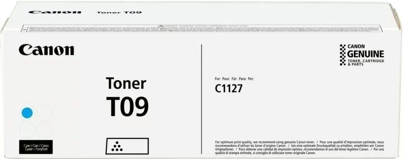 Тонер Canon T09 CY 3019C006 голубой туба для копира i-SENSYS X C1127iF, C1127i, C1127P