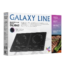 Плита настольная индукционная Galaxy Line GL 3062, черная, 3400 Вт