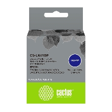 Картридж ленточный Cactus CS-LK4YBP черный шрифт, желтый фон (12 мм, 9 м) для Epson LW300/LW400/LW700/LW600P/LW1000P/K400/Z700/Z900