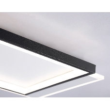 Светильник Ambrella light FA7723 WH/BK белый/черный 3000K-6400K 82W 500*500*70 (ПДУ РАДИО 2.4G)