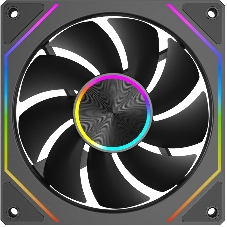 Вентилятор для корпуса Case Cooler PCCooler FG120 ARGb BK (120x120x25мм, 4-pin PWM, ARGb, 54CFM, 28.4dBA, 1800RPM, черный)
