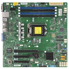 Серверная материнская плата Supermicro MBD-X11SCL-F-B, LGA1151, Intel C242, DDR4, 1xM.2, 2x1Gb LAN, D-Sub, microATX