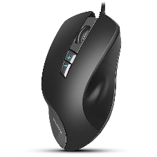 Мышь проводная SVEN RX-G970 черный, 4000 dpi, USB, кнопки - 7