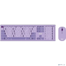 Комплект клавиатура + мышь Acer OCC205 беспроводной USB, 1200 dpi, фиолетовый