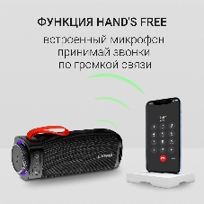Портативная колонка Digma D-PS1522 черный 60W 2.0 BT 10м 3000mAh