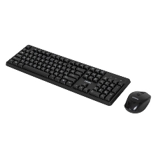 Комплект клавиатура+мышь Fusion GKIT-752 беспроводной, USB, 1000 DPI, чёрный