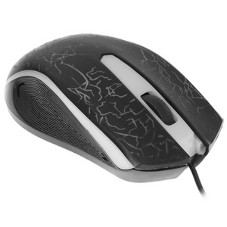 Мышь проводная Oklick 395M SHADOW черный, 1500 dpi, USB, кнопки - 3