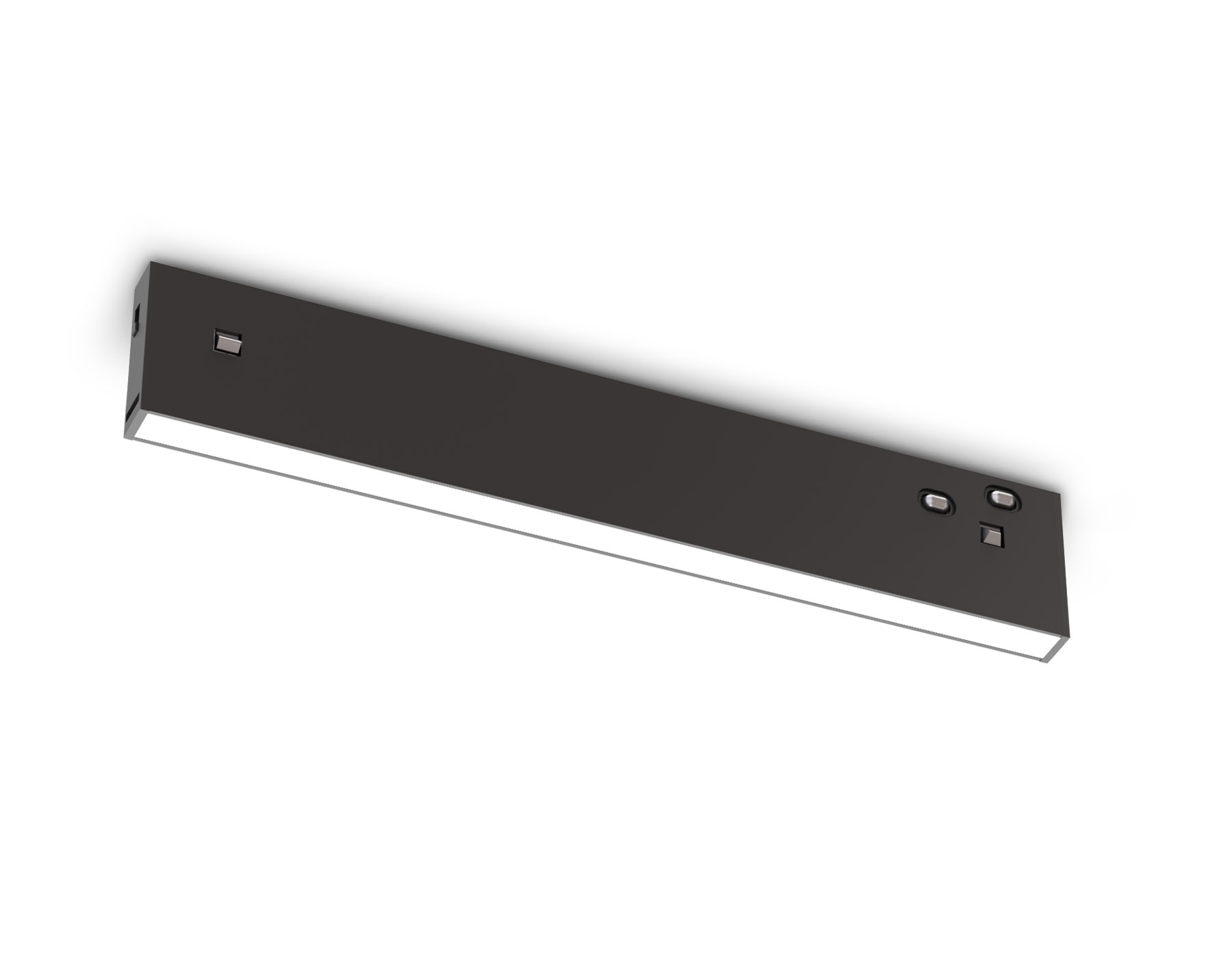 Трековый светильник GL2320 BK черный IP20 10W 3CCT 3000/4200/6400K 48V 200*10*37