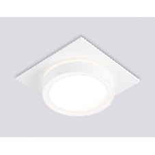 Светильник Ambrella light TN52421 WH/FR белый/белый матовый GX53 max 12W 105*105*45