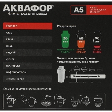 Кассета Аквафор А5, комплект из 4 шт