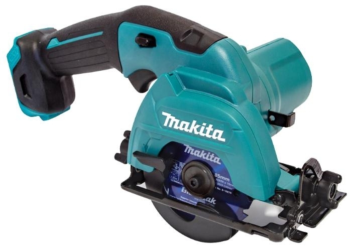 Пила циркулярная Makita HS301DWAE10.8В 2х2А·ч Li-ion 1500об\м диск-ф85мм рез-25.5мм 1.6кг чем
