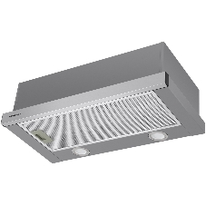Вытяжка встраиваемая HOMSair FLAT 60 серебристый, 60 см, 520 куб. м/ч, 47 д