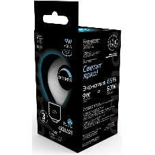 Лампа светодиодная Gauss Filament 105202209-D 9Вт цок.: E27 шар 220B 4100K св. свеч. белый нейт. (упак.: 10 шт)