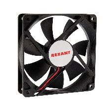 Вентилятор для корпуса Rexant RХ 12025MS 12 VDC черный, 120 мм, 2200 об/мин, 35 дБ, 2 pin