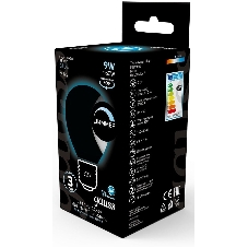 Лампа светодиодная Gauss Filament 105202209-D 9Вт цок.: E27 шар 220B 4100K св. свеч. белый нейт. (упак.: 10 шт)