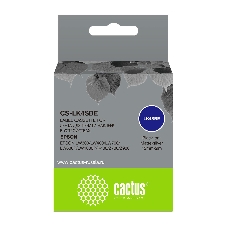 Картридж ленточный Cactus CS-LK4SBE черный шрифт, серебристый матовый фон (12 мм, 9 м) для Epson LW300/LW400/LW700/LW600P/LW1000P/K400/Z700/Z900