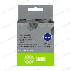 Картридж ленточный Cactus CS-LK4SBE черный шрифт, серебристый матовый фон (12 мм, 9 м) для Epson LW300/LW400/LW700/LW600P/LW1000P/K400/Z700/Z900