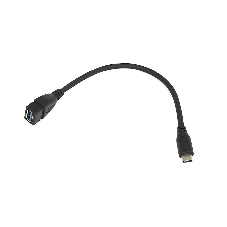Переходник Type-C на USB 3.0 OTG кабель 25см черный Переходник Type-C на USB 3.0 OTG кабель 25см черный