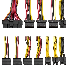 Блок питания серверный 500W ExeGate (RM-1U-500ADS) APFC, 4cm fan, 20+4pin/2x(4+4)pin, 5xSATA, 4xIDE