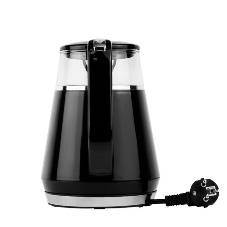 Чайник Centek CT-0019, 1100 Вт, стекло, черный и серебристый