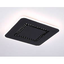Светильник Ambrella light FL51419 BK черный 3000K/4200K/6400K 68W 488*488*40 (ПДУ ИК)