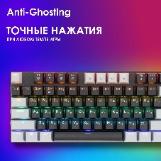 Клавиатура Oklick K600X проводная, USB Type-A, серый