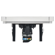 Розетка компьютерная RJ45 кат.5E FORTE&PIANO FP232 бел. IEK FP-K10-1-K01