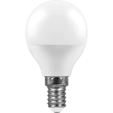 Лампа светодиодная Feron LB-95 7W 230V E14 2700K G45