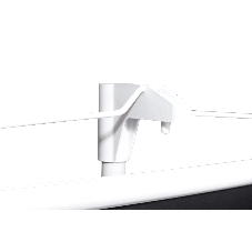 Экран 150x150 см TriScreen 1:1 напольный рулонный белый84' Matt White (MW), черный корпус