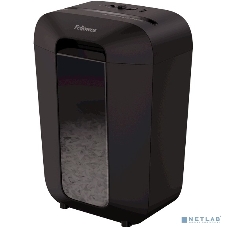 Шредер Fellowes PowerShred LX70 черный (секр.P-4)/перекрестный/11лист./18лтр./скрепки/скобы/пл.карты