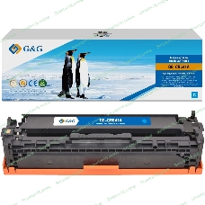 Картридж G&G аналог HP CB541A/125A/Canon 716 синий 1.4k с чипом