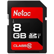 Флеш карта SDHC 8Gb Netac P600 NT02P600STN-008G-R