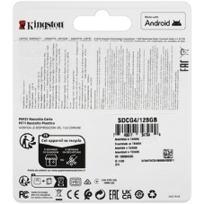 Флеш карта microSDXC 128Gb Kingston SDCG4/128GbSP Canvas Go! Plus w/o adapter