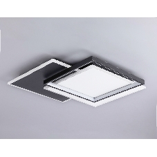 Светильник Ambrella light FA7723 WH/BK белый/черный 3000K-6400K 82W 500*500*70 (ПДУ РАДИО 2.4G)