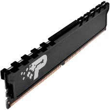 Оперативная память Patriot Signature Premium, DDR4, 16GB (1x16GB), 2666 MHz, CL19, с радиатором, чёрный