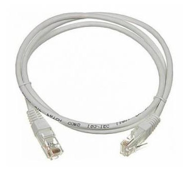 Кабель Patch cord Lanmaster LAN6-45-45-3.0-GY 3м UTP Cat 6 Grey