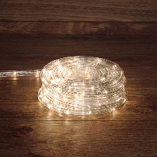 Дюралайт Neon-night LED фиксинг (2W), 24 LED/м, теплый белый, 20 м